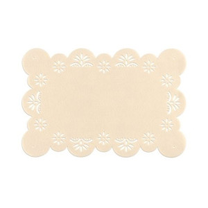 Premier Home Flower Design Placemats Ivory Pack Of 2 (1203546)