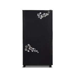 PEL Room Series Single Glass Door Refrigerator 5 Cu Ft Pattern Mirror Impression (PRGD-1400)