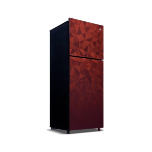 PEL Glass Door Freezer-on-Top Refrigerator 6 Cu Ft Maroon Prism (PRGD-2000)