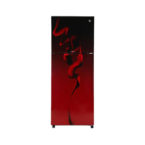 PEL InverterOn Flat Glass Door Freezer-On-Top Refrigerator 14 Cu Ft Maroon Blaze (PRINVO-22270)