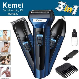 City Mart Kemei 3 In 1 Professional Hair Trimmer