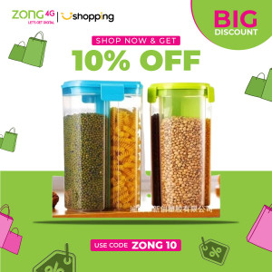 Promax 2 Portions Airtight Food Storage Container Jar