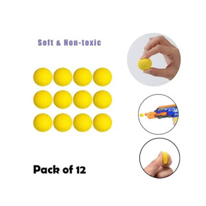 Planet X Soft Foam 3cm Balls Bullets - 12Pcs (PX-12173)