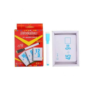 Planet X Division 27 Double-Sided Flash Card With Erasable Pen (PX-12184)