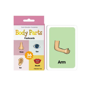 Planet X Body Flash Educational & Interactive Card - (36Pcs) (PX-12186)