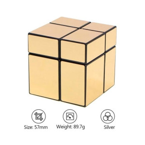 Planet X Magic Mirror Rubik’s Cube Golden (PX-11262)