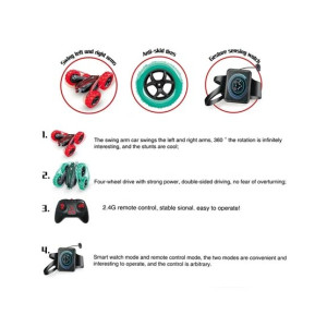 Planet X Remote Control Flip Car Green (PX-11482)
