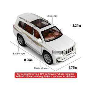 Planet X Prado Model Zinc Alloy Pull Back Toy Car For Kids (PX-11291)