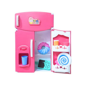 Planet X Mini Fridge Refrigerator Toy Set For Kids Pink (PX-12070)