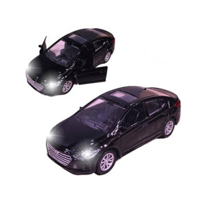 Planet X Hyundai Elantra 1:32 Mini Die Cast Car Black (PX-12090)