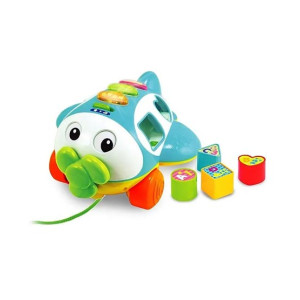 WinFun 1505 Sort ‘N Learn Pull Along Plane For Kids (PX-11816)