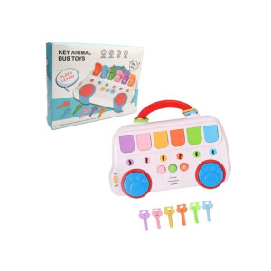 Planet X Animal Sounds Key Bus Toy For Kids (PX-12234)