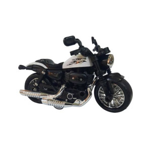 Planet X Harley Davidson Die Cast Bike - White (PX-12268)