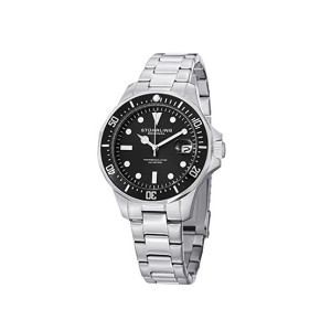 Stuhrling Original Aquadiver 664 Men's Watch Silver (664.01) 