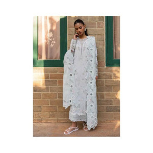 Qalamkar Qline Embroidered Lawn Unstitched 3 Pieces (QM-16-LUNE)