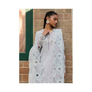 Qalamkar Qline Embroidered Lawn Unstitched 3 Pieces (QM-16-LUNE)
