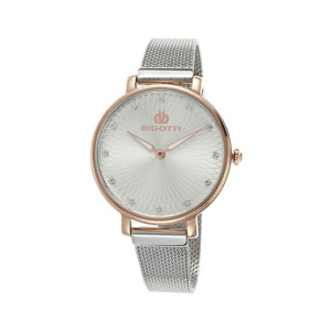 Bigotti Stainless Steel Women's Watch Silver (BG.1.10023-4)