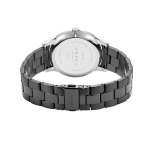 Obaku Lyng Stor Phanton Quartz Watch For Men Black (V247XDULSU)