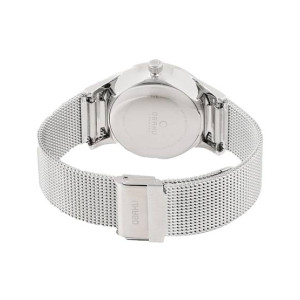 Obaku Tang Onyx Quartz Watch For Men Silver (V260GXCBMC)