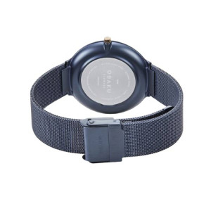 Obaku Denmark Watch For Men Blue (V269GXSLML)