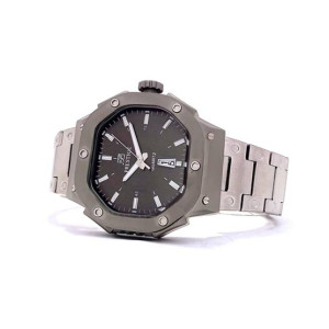 Prestige Quartz Watch For Men Matt Silver (P3587M-04)