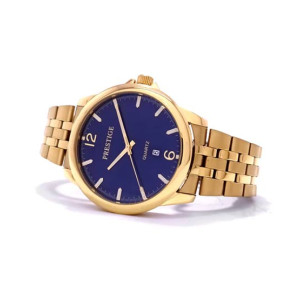 Prestige Quartz Watch For Men Gold (P3619M-15)