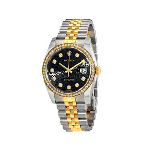 Rolex Datejust 36 Automatic Men's Watch Yellow Gold (116243BKJRJ)