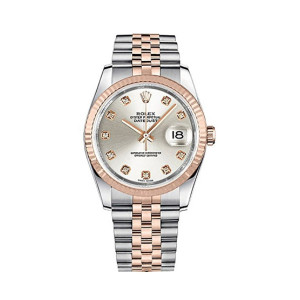 Rolex Datejust 36 Men's Watch Rose Gold (116231-SLVDJ)