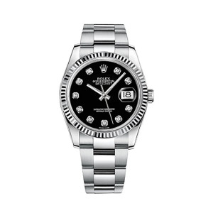 Rolex Datejust 36 Men's Watch Silver (116234-BLKDFO)