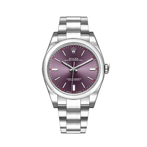 Rolex Oyster Perpetual Men's Watch Silver (114300-RDGSO)