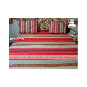 Royal Tex Printed Double Bed Sheet (RTB-5015)