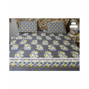 Royal Tex Printed Double Bed Sheet (RTB-5016)