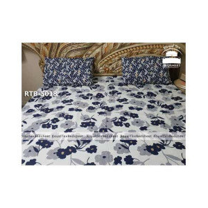 Royal Tex Printed Double Bed Sheet (RTB-5018)