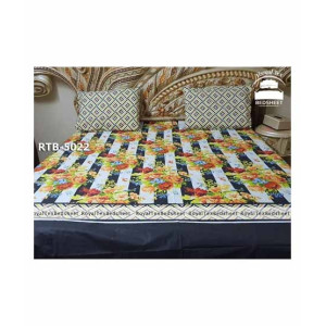 Royal Tex Printed Double Bed Sheet (RTB-5022)