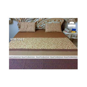 Royal Tex Printed Double Bed Sheet (RTB-5027)