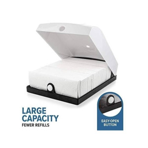 Papa Street Wall Mount Paper Towels Dispenser White - 500 Sheets