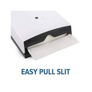 Papa Street Wall Mount Paper Towels Dispenser White - 500 Sheets