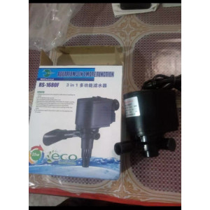 Aquatic Aquarium 3 in 1 Fish Aquarium Water Pump (RS-1680F)
