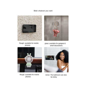 Rubian Store Sticky Gel Pad Bracket Holder