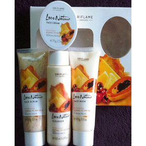 Oriflame Love Nature Tropical Fruits Facial Kit For Unisex (32255)