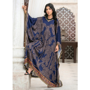 Ahlam Sapphire Night Charm Printed Silk Suit 2-Piece