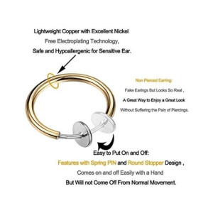 Scenic Accessories Ear / Nose Ring Alloy Gold