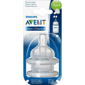 Philips Avent Classic + Nipple 2 Pcs - 1m+ (SCF632/27)