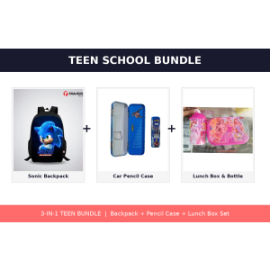School Squad Bundle 01– Backpack, Case & Lunch Box