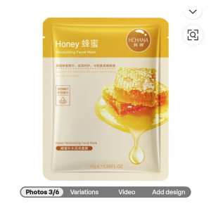 Organic Moisturizing Face Sheet Mask