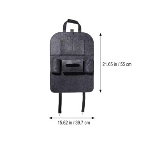 Godzilla Car Back Seat Kick Mats Protector Black