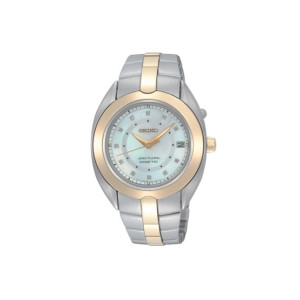 Seiko Kinetic Analog Women's Watch White (SKA896P1)