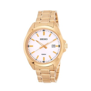 Seiko Neo Classic Quartz Men's Watch Golden (SUR280P1)