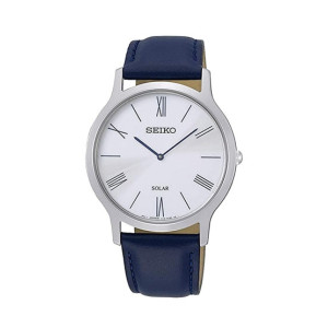 Seiko Solar Analog Men's Watch Blue (SUP857P1)