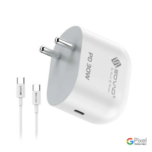 SOVO 30W PD Super Fast Charger White - (SG-262)